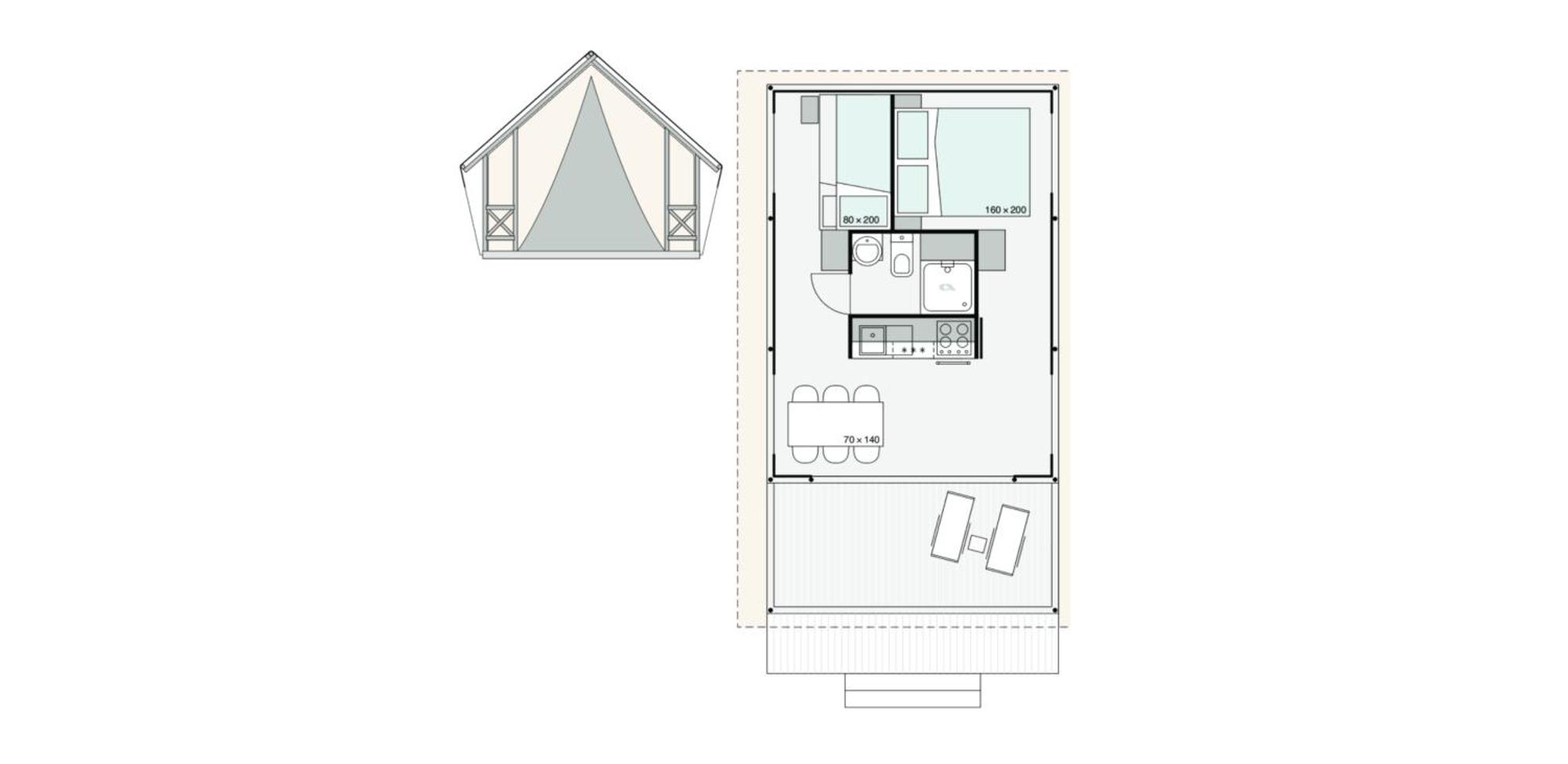 Camp Dole Zivogosce - Mobile Home And Glamping Tent Exteriör bild